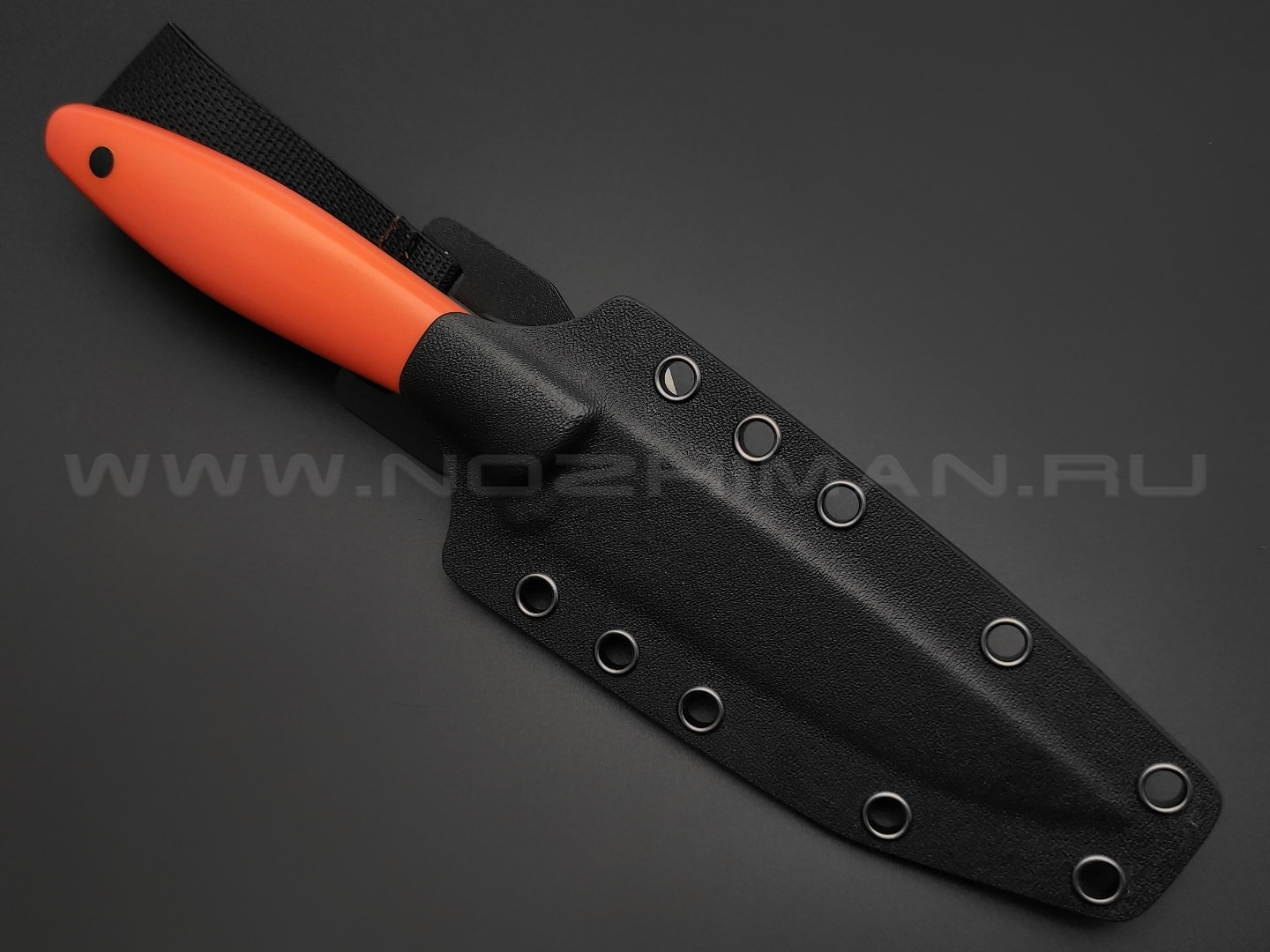 Apus Knives нож Paring XL сталь K110 satin, рукоять G10 orange, карбон