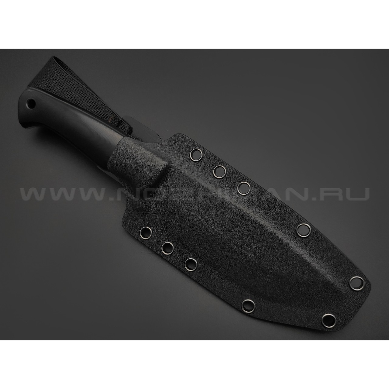Апус нож Ринго сталь N690 сатин, рукоять G10 чёрный, карбон