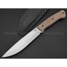 Апус нож Страйдер сталь K110 стоунвош, рукоять Микарта, G10 синий, карбон