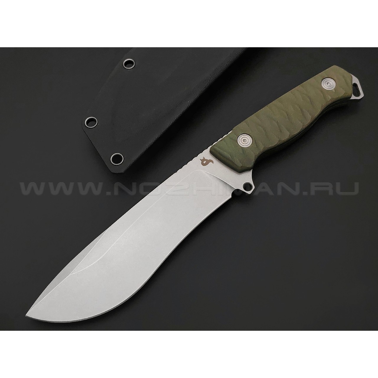 Нож BlackFox Golem BF-757 OD сталь D2 стоунвош, рукоять G10 OD green