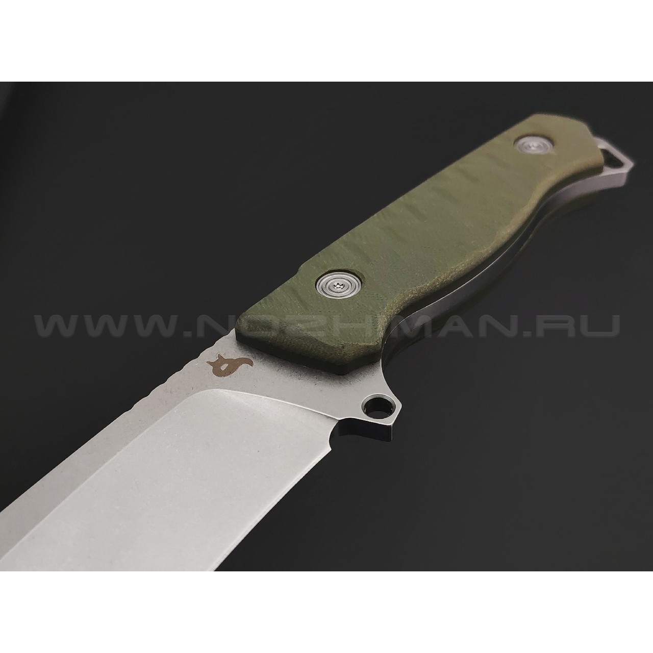 Нож BlackFox Golem BF-757 OD сталь D2 стоунвош, рукоять G10 OD green