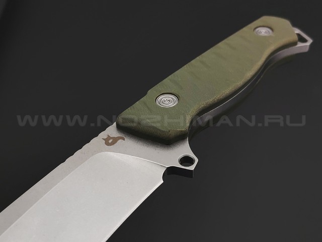 Нож BlackFox Golem BF-757 OD сталь D2 stonewash, рукоять G10 OD green