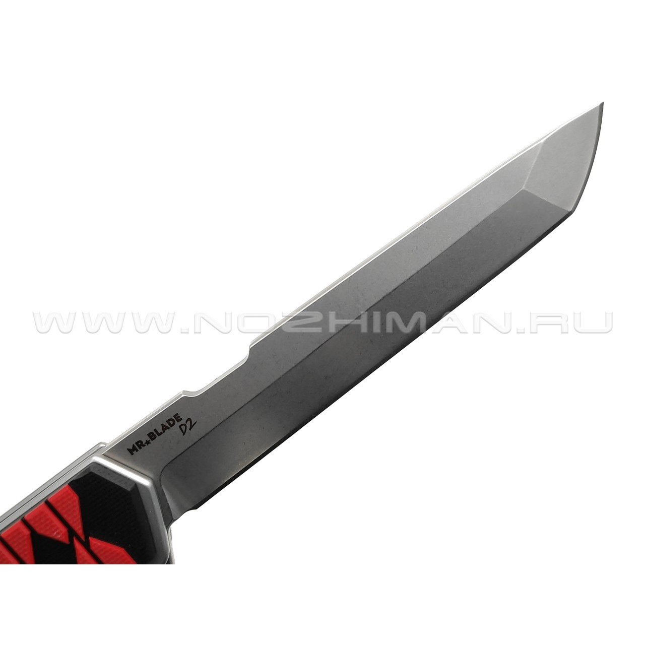 Mr.Blade складной нож Hokku сталь D2 sw, рукоять G10 black & red, кожаный чехол