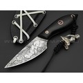 Волчий Век нож МасичЬка Custom Shibari Edition сталь M390 WA Худ.травление, рукоять G10 black, мозаичный пины Волчий Век нож МасичЬка Custom Shibari Edition сталь M390 WA Худ.травление, рукоять G10 black, мозаичный пины