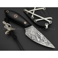 Волчий Век нож МасичЬка Custom Shibari Edition сталь M390 WA Худ.травление, рукоять G10 black, мозаичный пины Волчий Век нож МасичЬка Custom Shibari Edition сталь M390 WA Худ.травление, рукоять G10 black, мозаичный пины