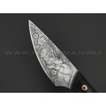 Волчий Век нож МасичЬка Custom Shibari Edition сталь M390 WA Худ.травление, рукоять G10 black, мозаичный пины Волчий Век нож МасичЬка Custom Shibari Edition сталь M390 WA Худ.травление, рукоять G10 black, мозаичный пины