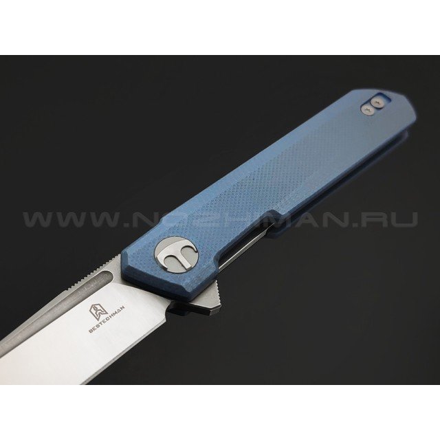 Нож Bestechman Mini Dundee BMK03D сталь D2 satin, рукоять G10 grey