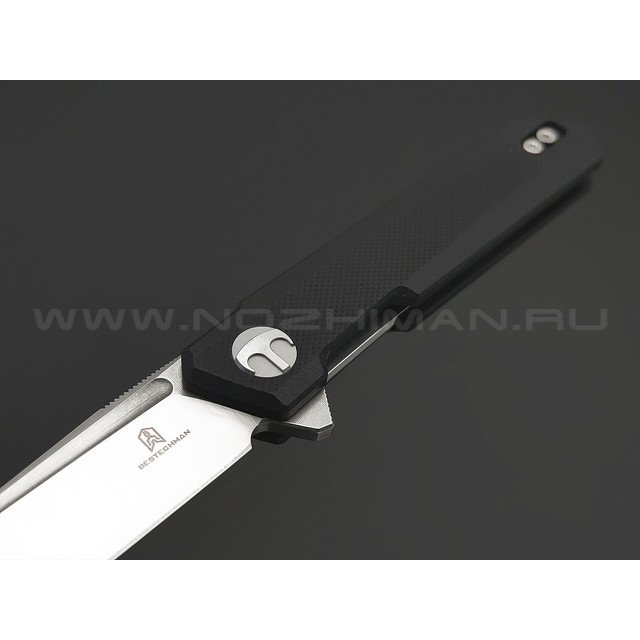 Нож Bestechman Mini Dundee BMK03A сталь D2 satin, рукоять G10 black