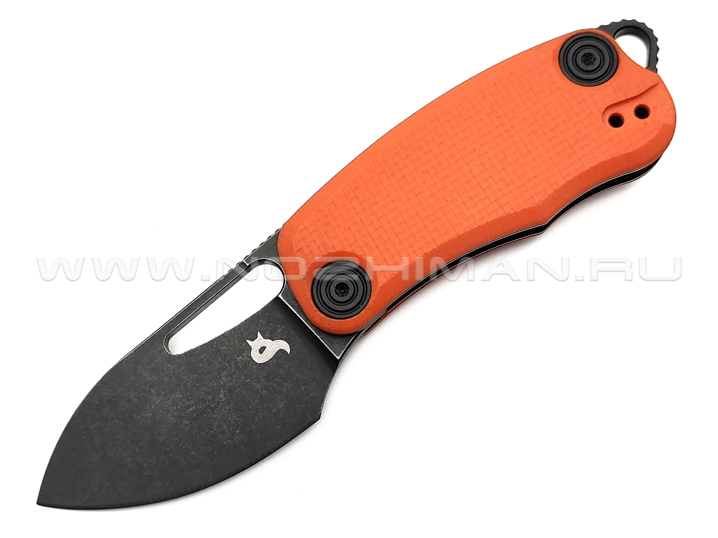 Нож BlackFox Nix BF-763 OR сталь D2 blackwash, рукоять G10 orange