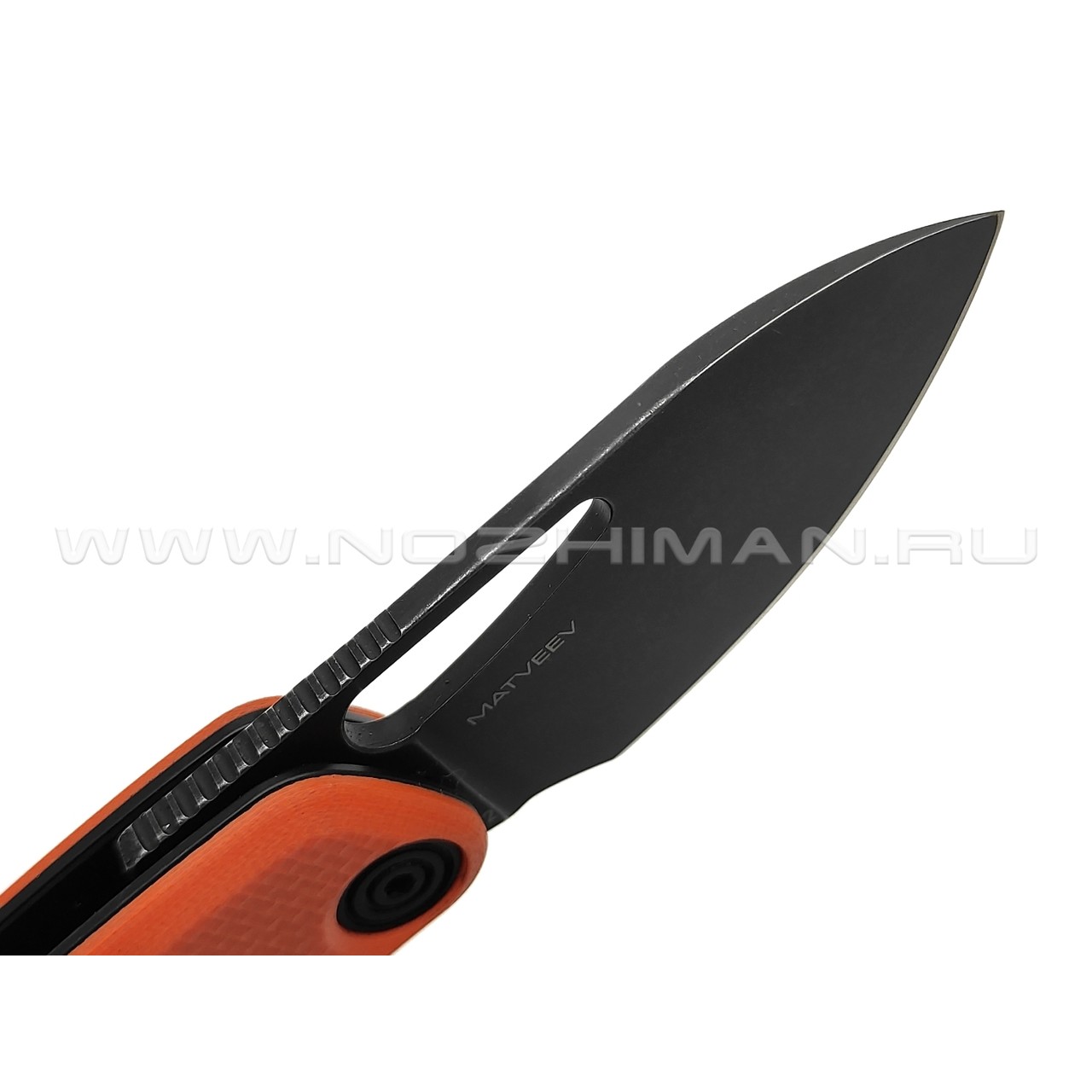 Нож BlackFox Nix BF-763 OR сталь D2 блэквош, рукоять G10 orange