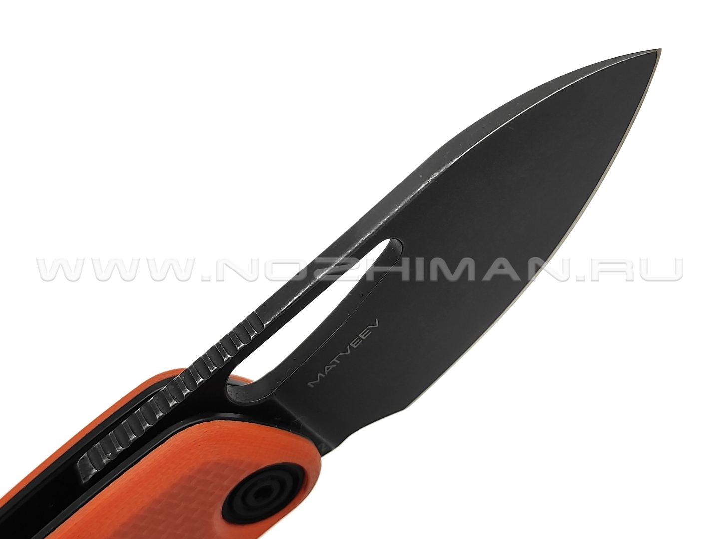 Нож BlackFox Nix BF-763 OR сталь D2 blackwash, рукоять G10 orange