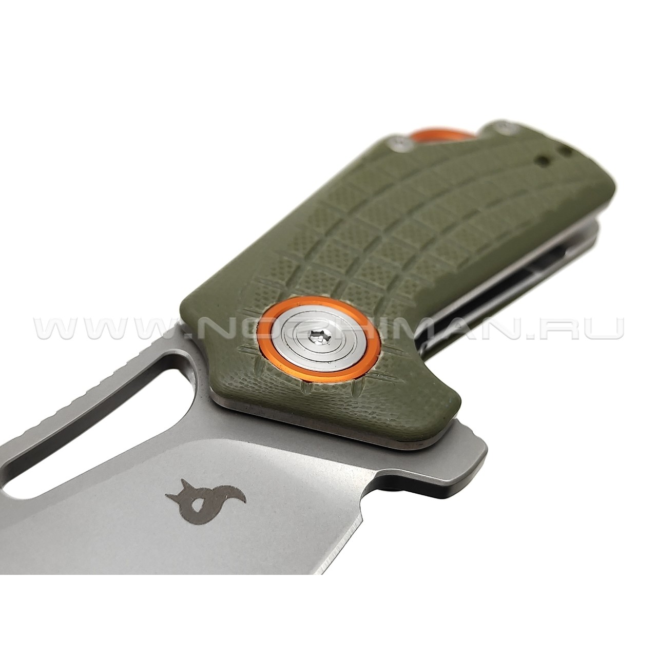 Нож BlacFox Puck BF-761 OD сталь D2, рукоять G10 OD green