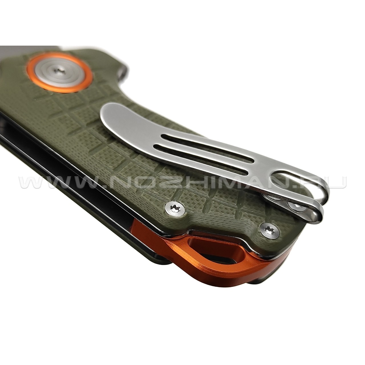 Нож BlacFox Puck BF-761 OD сталь D2, рукоять G10 OD green
