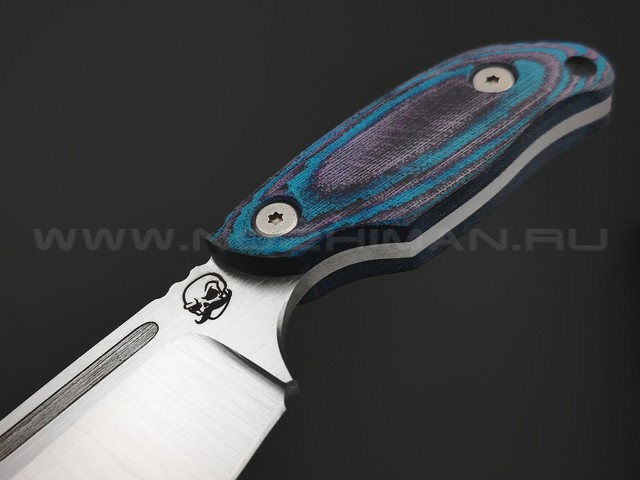 Barmaley Knives нож Naga ll XL сталь VG-10, вогнутые спуски, рукоять Micarta jeans