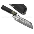 Волчий Век нож Карачун Orc Edition сталь 95Х18 WA Худ.травление, рукоять G10 black & green, пины карбон Волчий Век нож Карачун Orc Edition сталь 95Х18 WA Худ.травление, рукоять G10 black & green, пины карбон