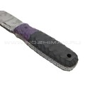 Волчий Век нож Стрела Custom сталь 95Х18 WA Camo, обух 6.2 мм, рукоять G10 black & purple, пины карбон Волчий Век нож Стрела Custom сталь 95Х18 WA Camo, обух 6.2 мм, рукоять G10 black & purple, пины карбон
