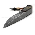 Волчий Век нож Масичка Brutal Custom сталь D2 WA Худ.травление, обух 16.2 мм, рукоять Карбоновая мозайка
