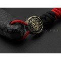 Волчий Век нож Бугай Custom сталь 95Х18 WA Худ.травление, рукоять G10 black & red, медный пин, пины карбон Волчий Век нож Бугай Custom сталь 95Х18 WA Худ.травление, рукоять G10 black & red, медный пин, пины карбон