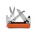 Многофункциональный нож Fox Vulpis FX-VP130-SF5 OR сталь N690, рукоять Aluminum Orange