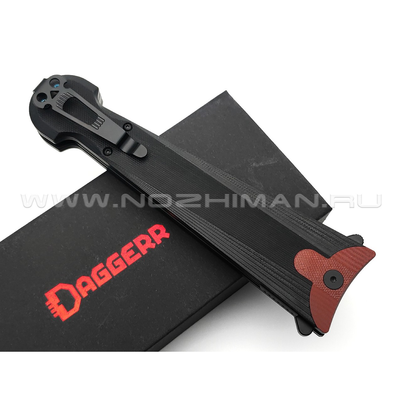 Daggerr нож Cinquedea All Black сталь VG-10 DLC, рукоять G10 black