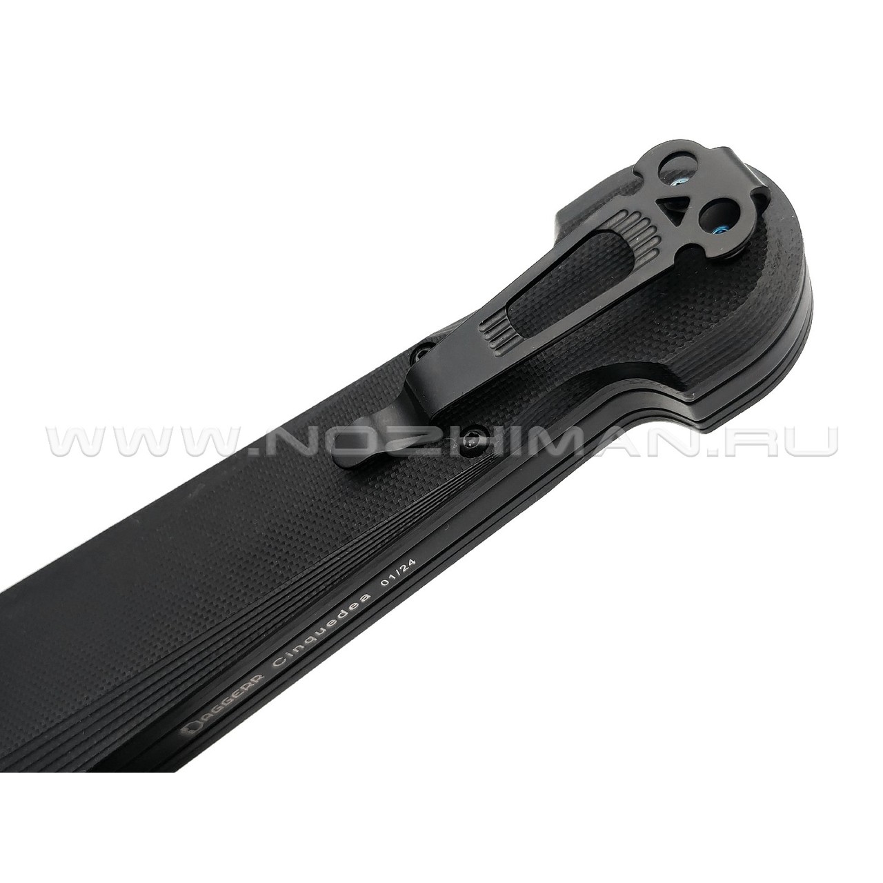Daggerr нож Cinquedea All Black сталь VG-10 DLC, рукоять G10 black