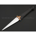 Daggerr нож Cinquedea сталь VG-10 satin, рукоять Aluminium 6061-T6 black Daggerr нож Cinquedea сталь VG-10 satin, рукоять Aluminium 6061-T6 black