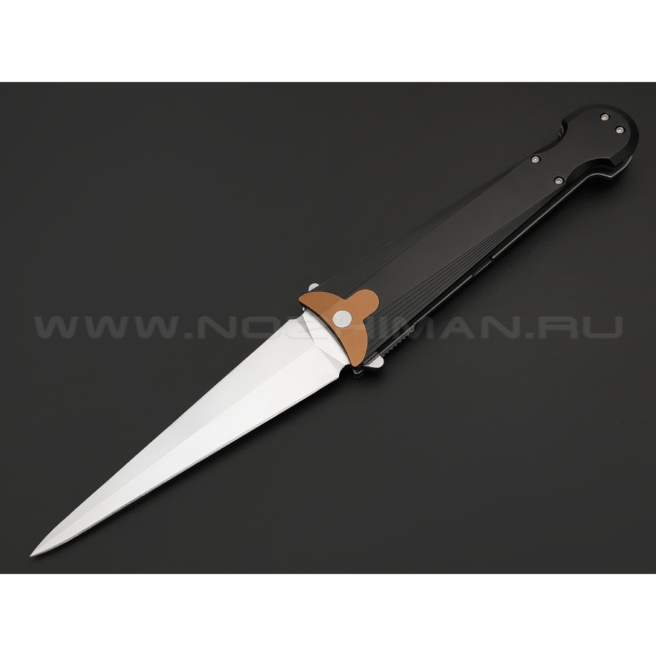Daggerr нож Cinquedea сталь VG-10 satin, рукоять Aluminium 6061-T6 black