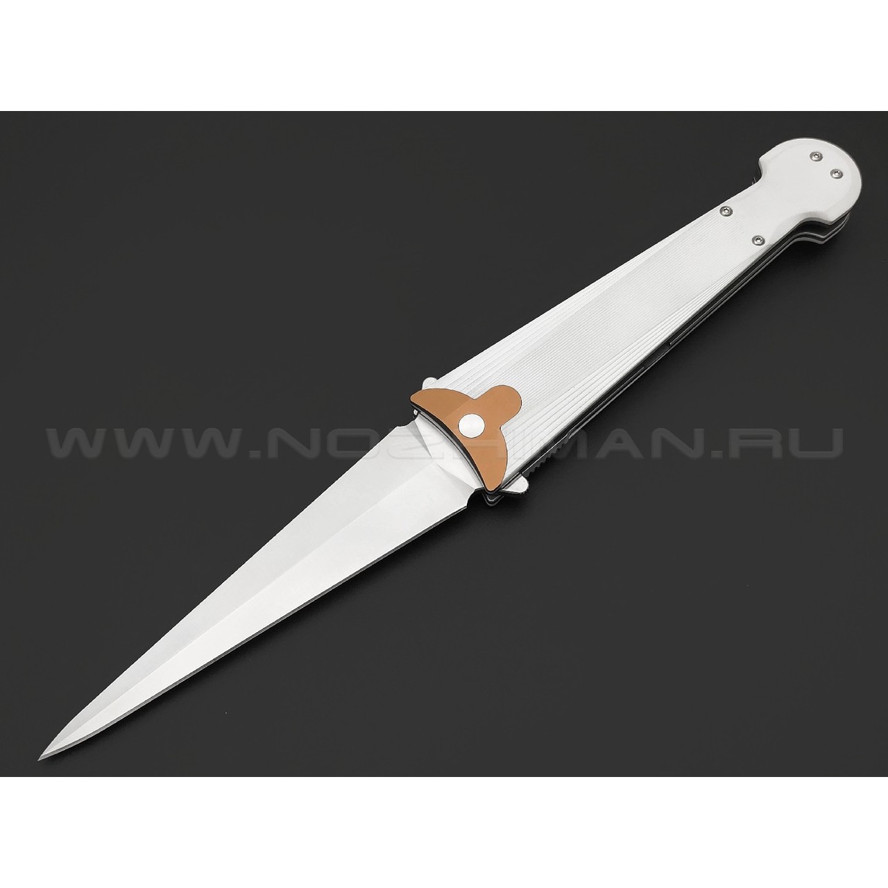 Daggerr нож Cinquedea сталь VG-10 satin, рукоять G10 white