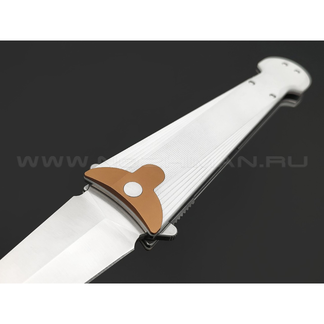 Daggerr нож Cinquedea сталь VG-10 satin, рукоять G10 white