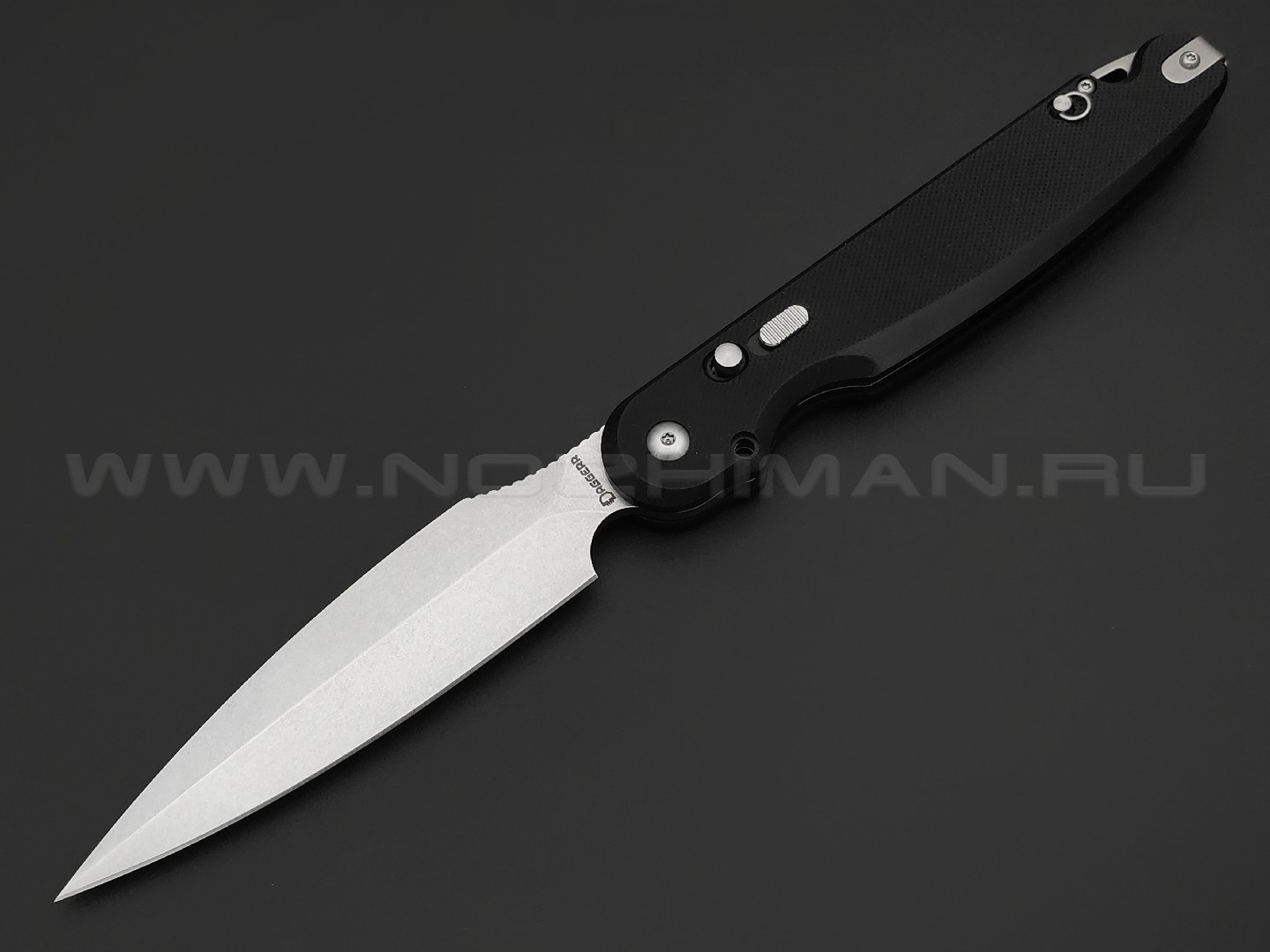 Daggerr нож Parrot Nestor Black SW сталь VG-10 stonewash, рукоять G10 black