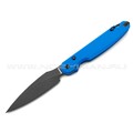 Daggerr нож Parrot Blue BW 3.0 сталь D2 блэквош, рукоять G10 blue