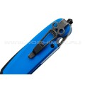 Daggerr нож Parrot Blue BW 3.0 сталь D2 блэквош, рукоять G10 blue