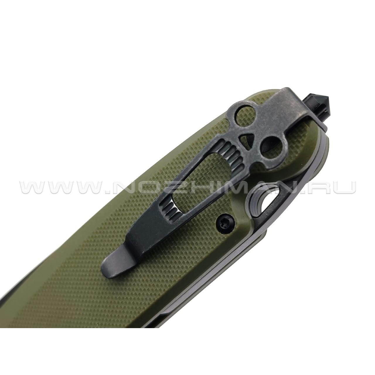 Daggerr нож Parrot Green BW 3.0 сталь D2 блэквош, рукоять G10 olive