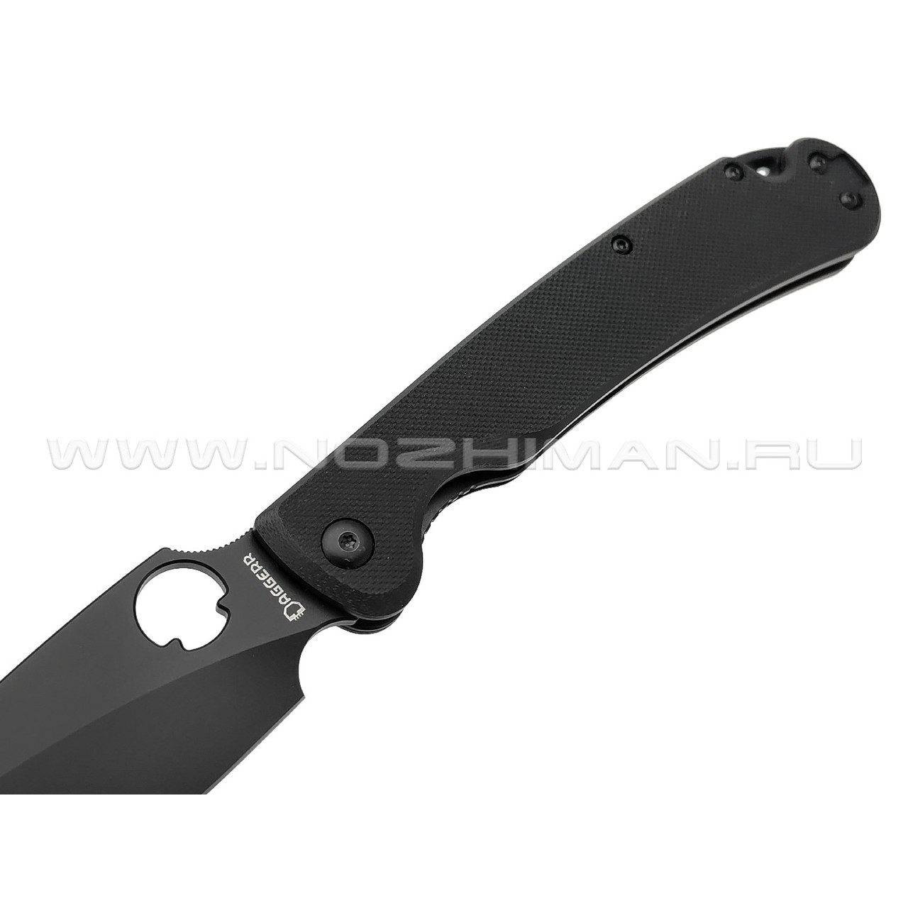 Daggerr нож Sting XL All Black сталь D2 DLC, рукоять G10 black