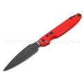 Daggerr нож Parrot Red BW 3.0 сталь VG-10 блэквош, рукоять G10 red Daggerr нож Parrot Red BW 3.0 сталь VG-10 блэквош, рукоять G10 red