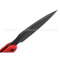 Daggerr нож Parrot Red BW 3.0 сталь VG-10 блэквош, рукоять G10 red Daggerr нож Parrot Red BW 3.0 сталь VG-10 блэквош, рукоять G10 red