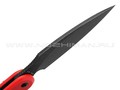 Daggerr нож Parrot Red BW 3.0 сталь VG-10 blackwash, рукоять G10 red