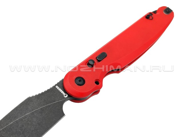 Daggerr нож Parrot Red BW 3.0 сталь VG-10 blackwash, рукоять G10 red