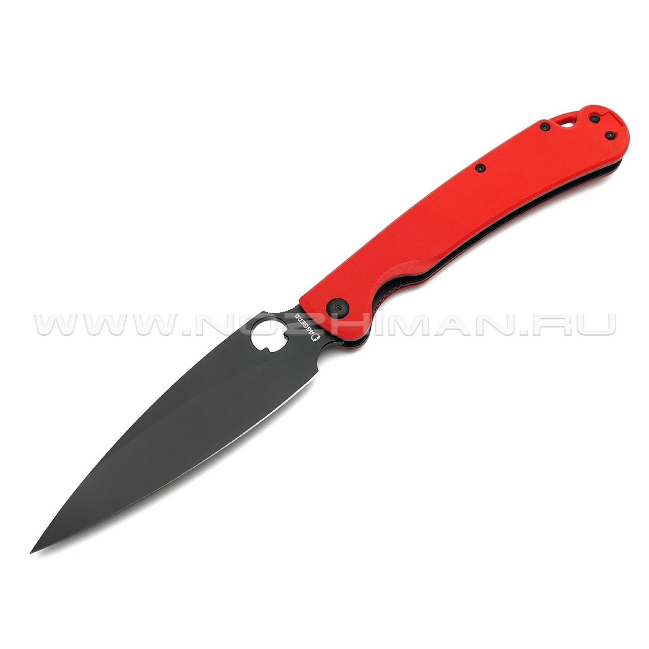 Daggerr нож Sting XL Red сталь D2 DLC, рукоять G10 red