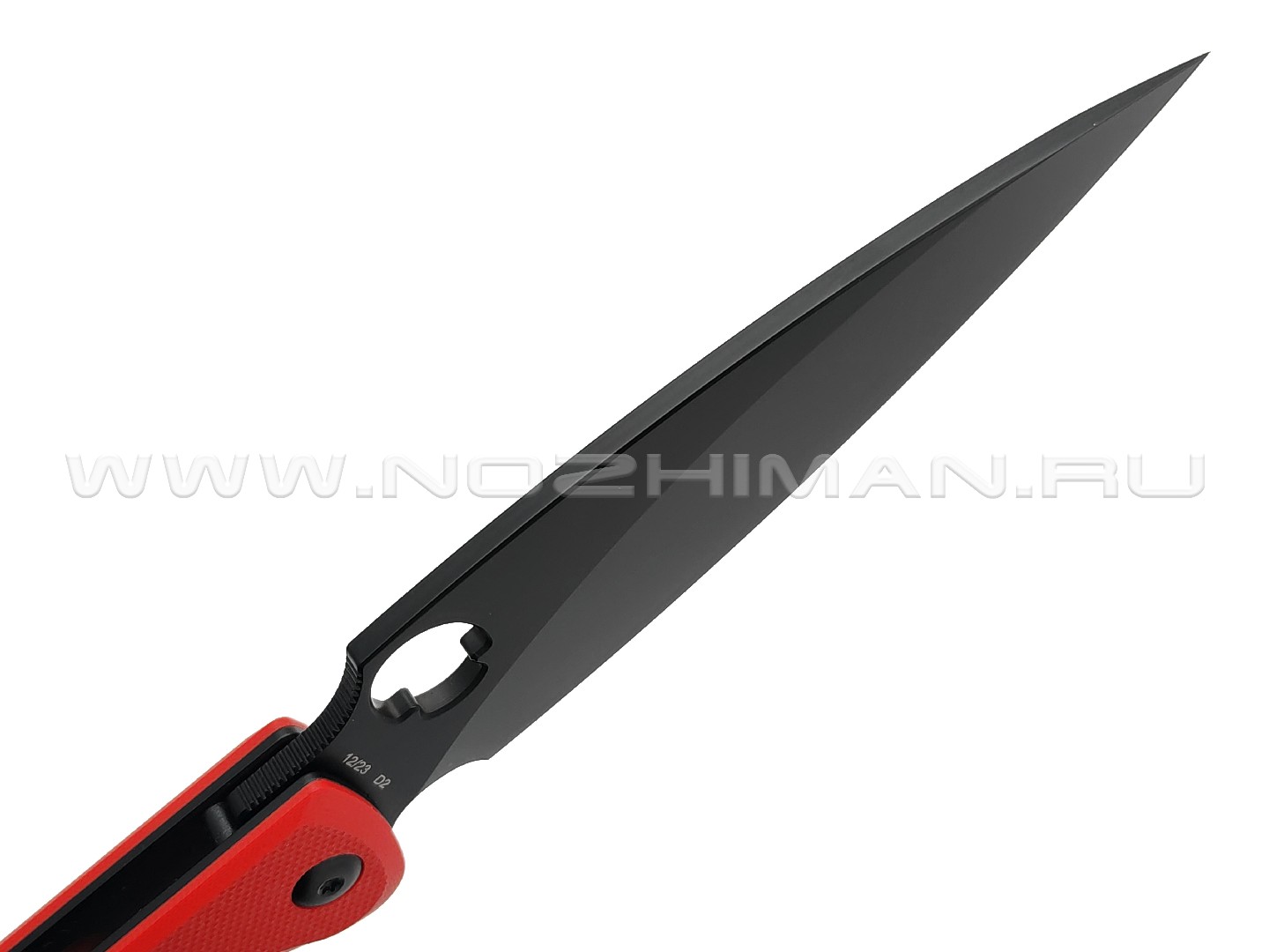 Daggerr нож Sting XL Red сталь D2 DLC, рукоять G10 red