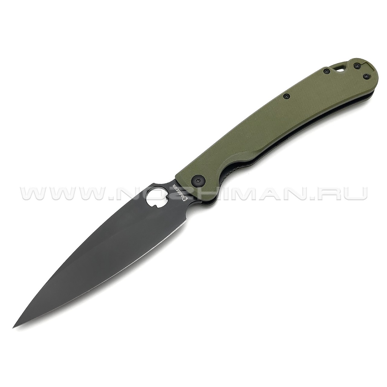 Daggerr нож Sting XL Olive сталь D2 DLC, рукоять G10 olive