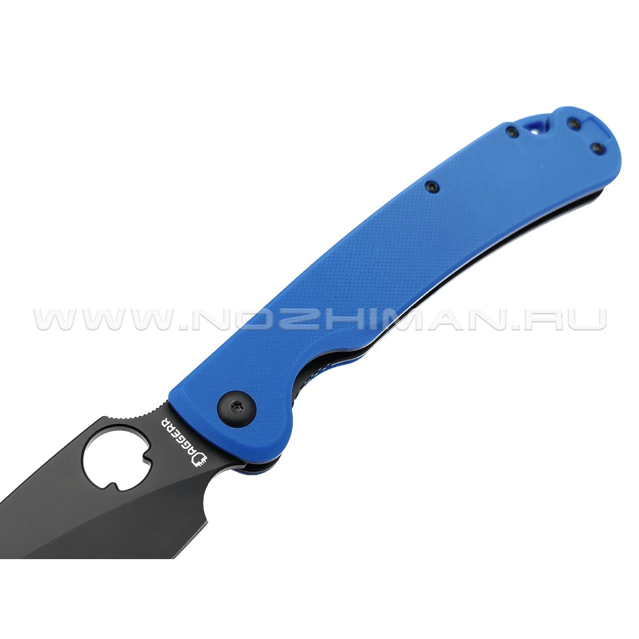 Daggerr нож Sting XL Blue сталь D2 DLC, рукоять G10 blue