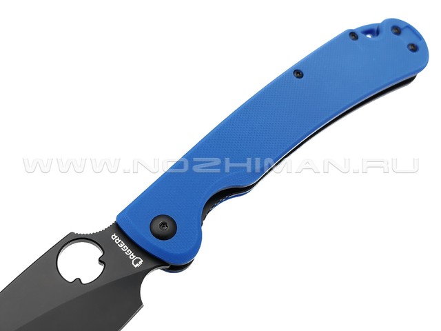 Daggerr нож Sting XL Blue сталь D2 DLC, рукоять G10 blue