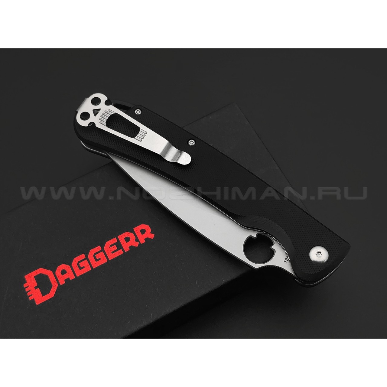 Daggerr нож Sting XL Black BB сталь VG-10 bead-blast, рукоять G10 black
