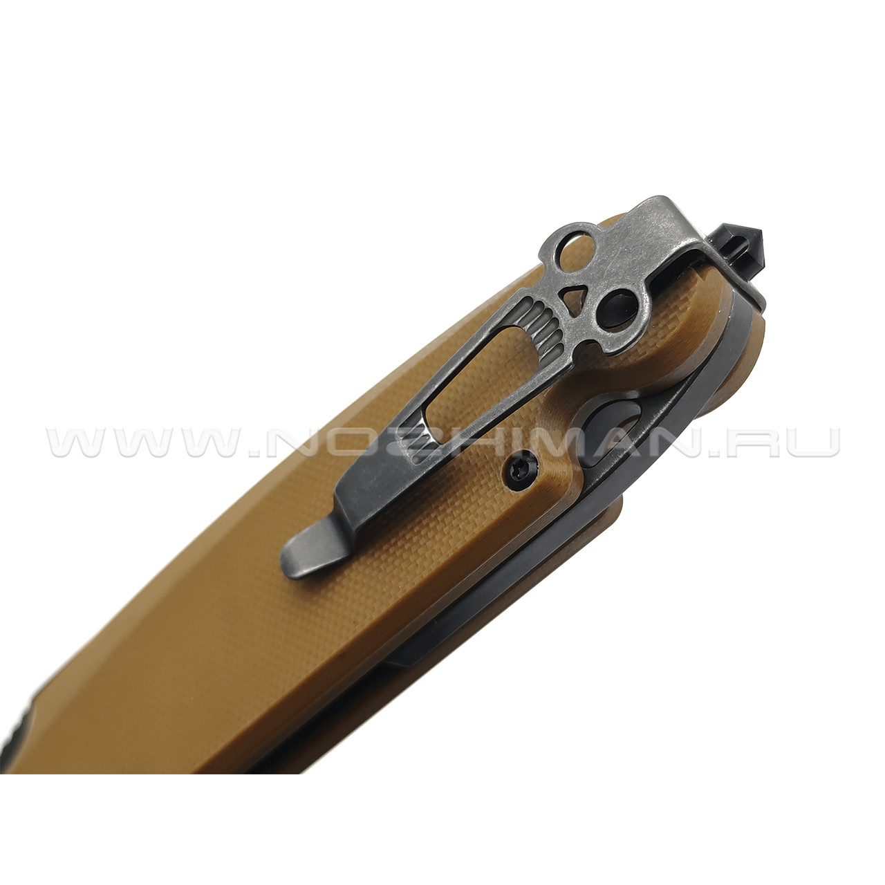 Daggerr нож Parrot Nestor Coyote сталь D2 блэквош, рукоять G10 brown