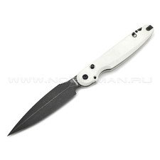 Daggerr нож Parrot Nestor Stormtrooper сталь D2 блэквош, рукоять G10 white