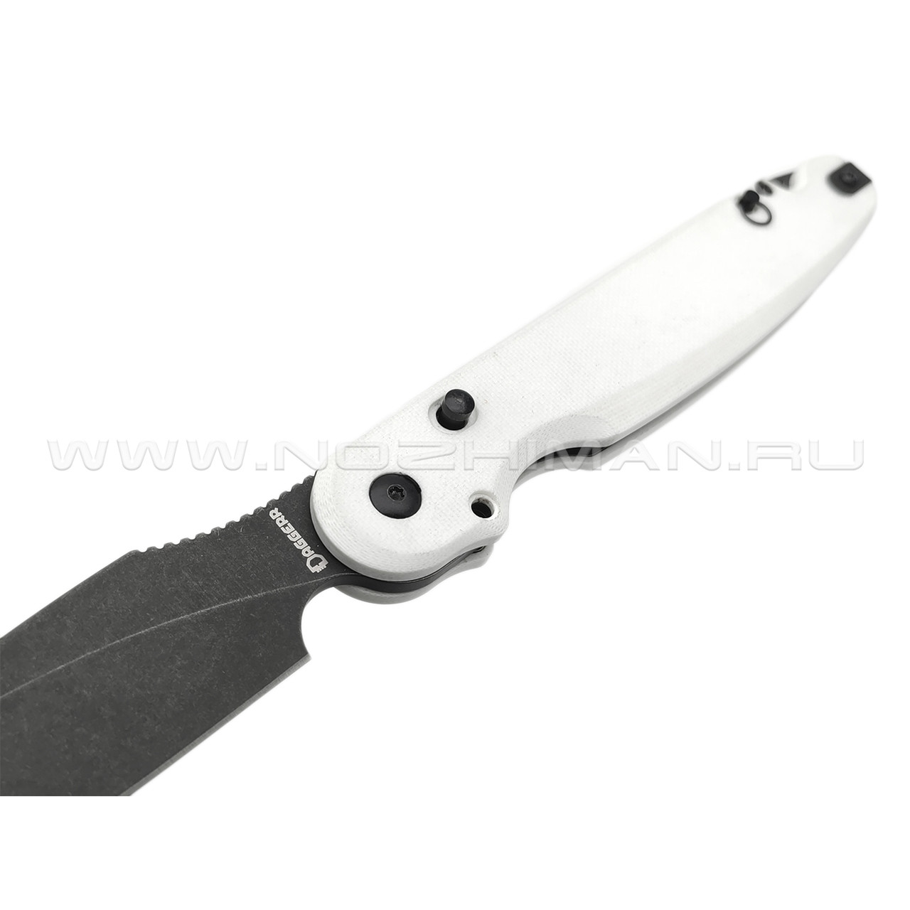 Daggerr нож Parrot Stormtrooper 3.0 сталь D2 блэквош, рукоять G10 white