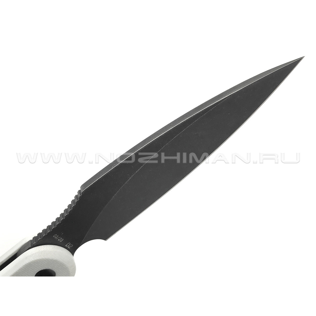 Daggerr нож Parrot Stormtrooper 3.0 сталь D2 блэквош, рукоять G10 white