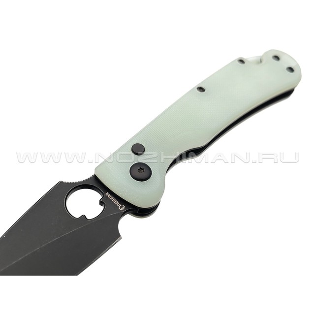 Daggerr нож Sting Auto Jade сталь D2 блэквош, рукоять G10 jade