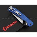 Daggerr нож Sting Blue SW сталь D2 стоунвош, рукоять G10 blue